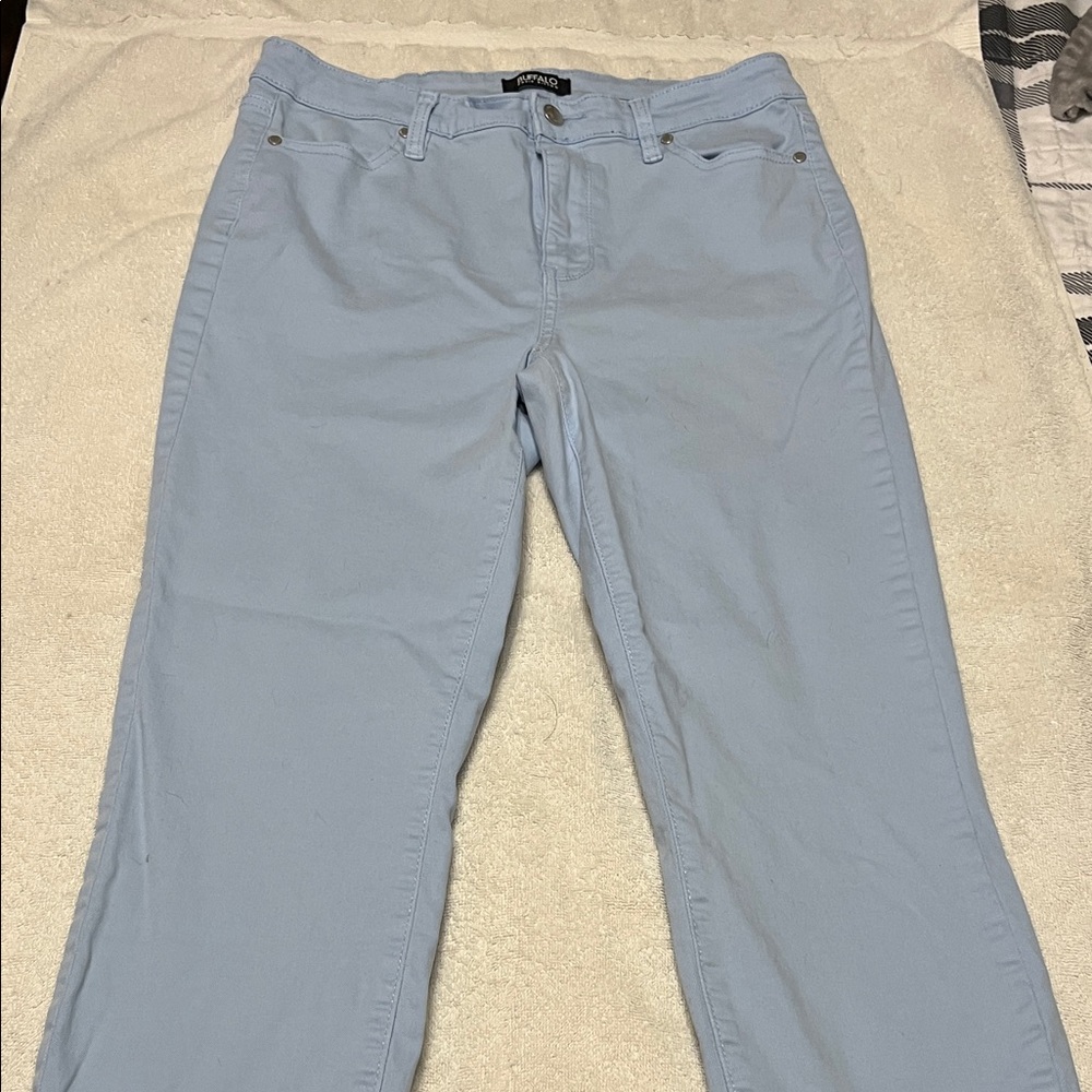 Buffalo David Bitton Women's Light Blue Straight Leg Jeans